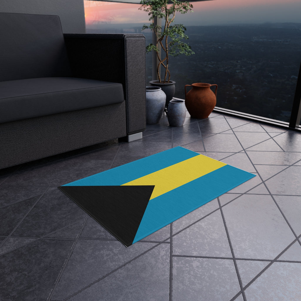 Flag Of Bahamas Outdoor Non - Slip Door Mat | Nassau | Bahamian Freeport | 24"x36" Home Decor La Vie Bien Flag Of Bahamas Outdoor Non - Slip Door Mat | Nassau | Bahamian Freeport | 24"x36"