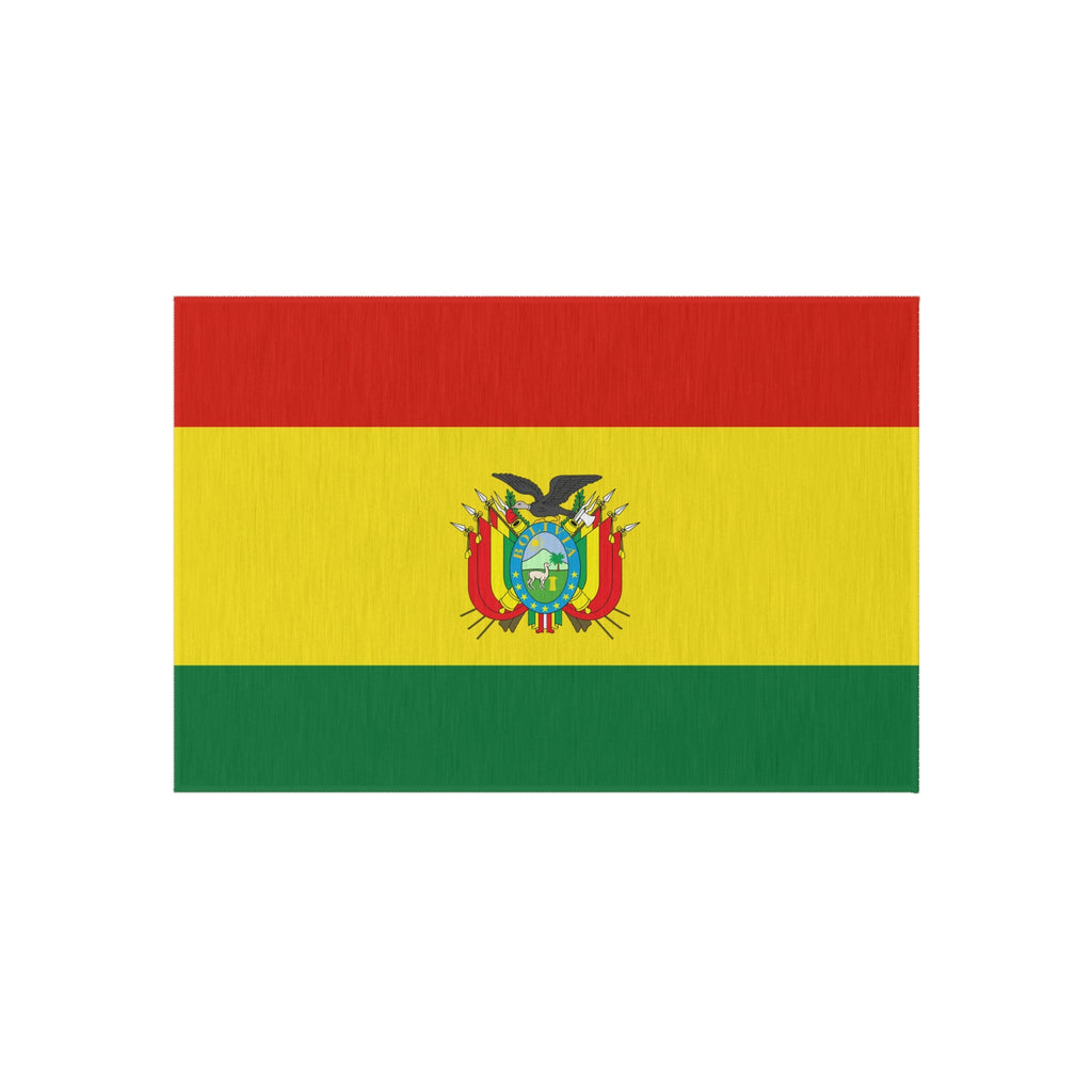 Flag Of Bolivia Outdoor Non - Slip Door Mat | Santa Cruz | El Alto | La Paz | Gift for Bolivians | 24"x36" Home Decor La Vie Bien Flag Of Bolivia Outdoor Non - Slip Door Mat | Santa Cruz | El Alto | La Paz | Gift for Bolivians | 24"x36"