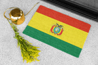 Flag Of Bolivia Outdoor Non - Slip Door Mat | Santa Cruz | El Alto | La Paz | Gift for Bolivians | 24"x36" Home Decor La Vie Bien Flag Of Bolivia Outdoor Non - Slip Door Mat | Santa Cruz | El Alto | La Paz | Gift for Bolivians | 24"x36"