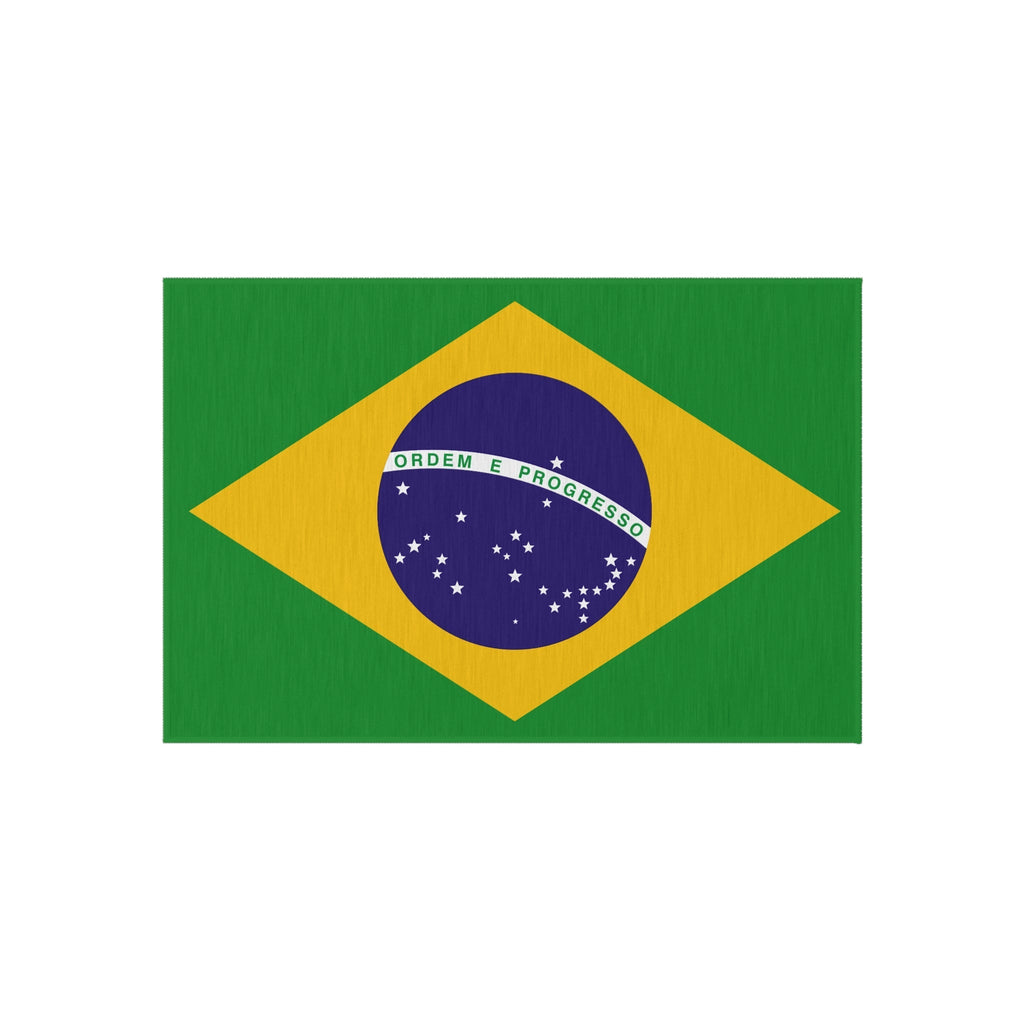 Flag Of Brazil Outdoor Non - Slip Door Mat | Sao Paulo | Rio de Janeiro | Brasilia | Gift for Brazilians | 24"x36" Home Decor La Vie Bien Flag Of Brazil Outdoor Non - Slip Door Mat | Sao Paulo | Rio de Janeiro | Brasilia | Gift for Brazilians | 24"x36"