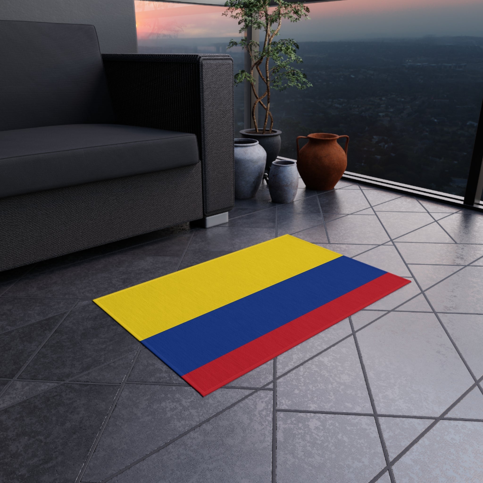 Flag Of Colombia Outdoor Non - Slip Door Mat | Copa America Finalist | FIFA | 24"x36" Home Decor La Vie Bien Flag Of Colombia Outdoor Non - Slip Door Mat | Copa America Finalist | FIFA | 24"x36"