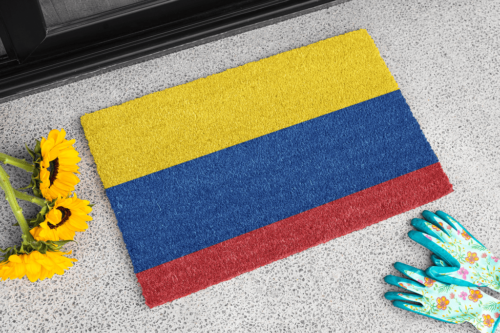 Flag Of Colombia Outdoor Non - Slip Door Mat | Copa America Finalist | FIFA | 24"x36" Home Decor La Vie Bien Flag Of Colombia Outdoor Non - Slip Door Mat | Copa America Finalist | FIFA | 24"x36"