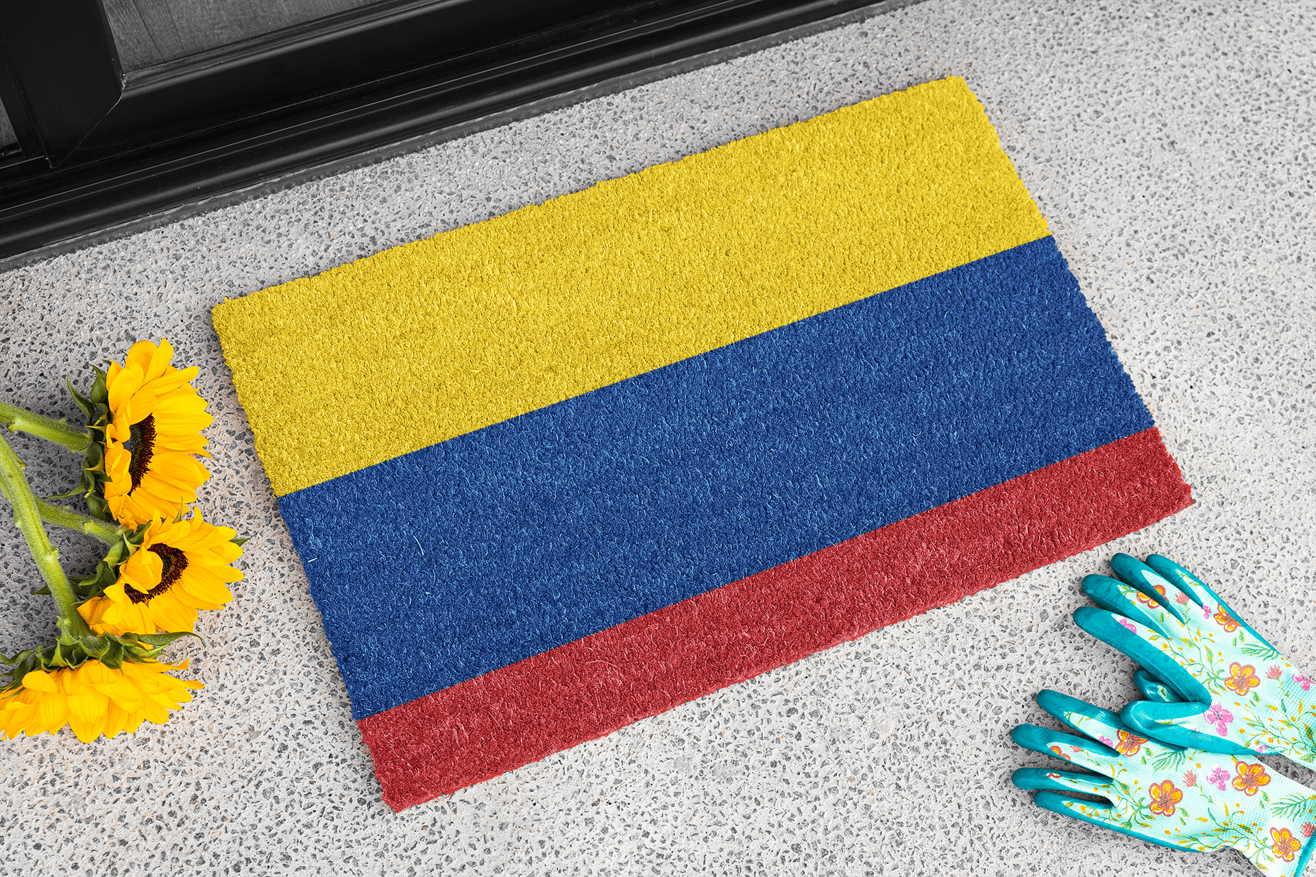 Flag Of Colombia Outdoor Non - Slip Door Mat | Copa America Finalist | FIFA | 24"x36" Home Decor La Vie Bien Flag Of Colombia Outdoor Non - Slip Door Mat | Copa America Finalist | FIFA | 24"x36"