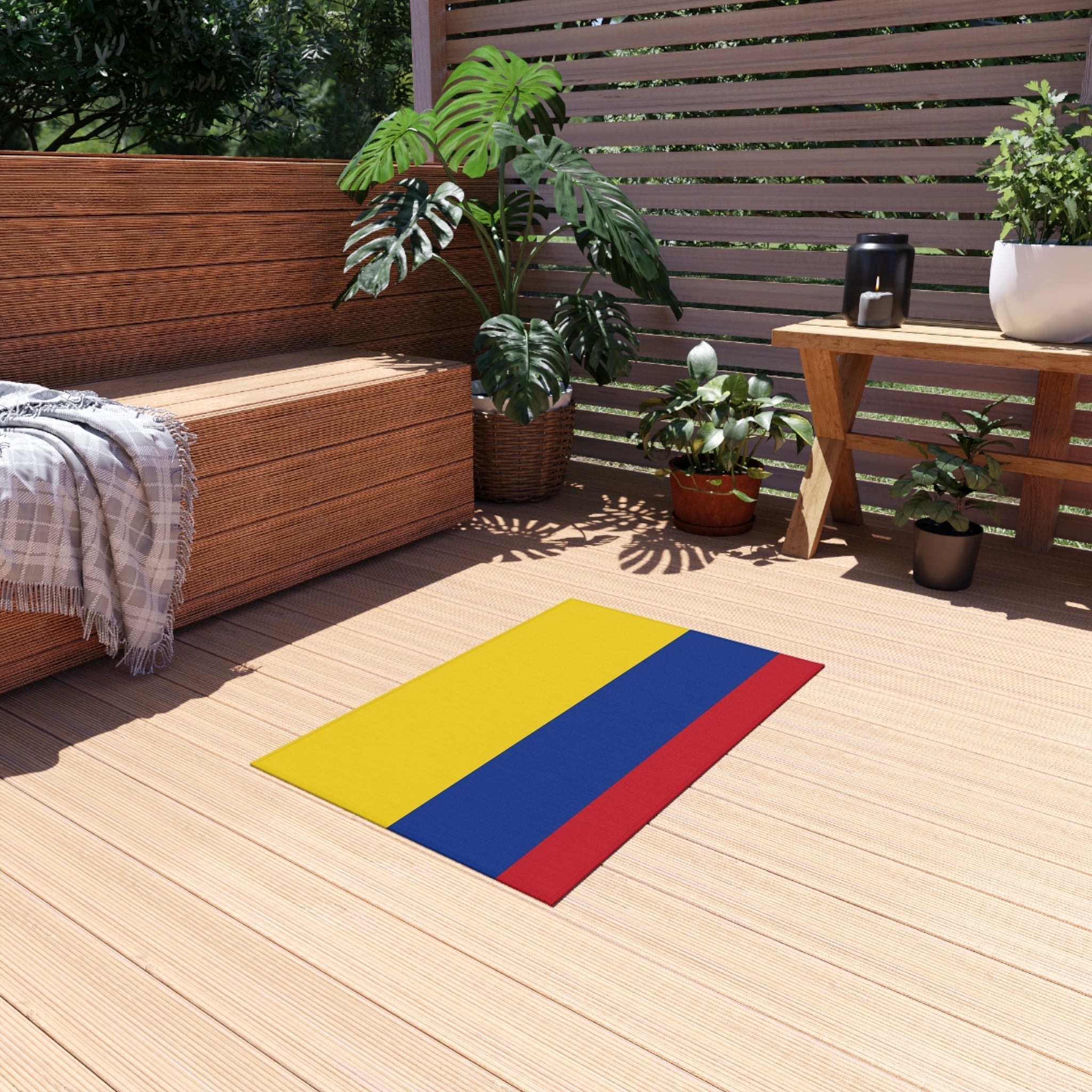 Flag Of Colombia Outdoor Non - Slip Door Mat | Copa America Finalist | FIFA | 24"x36" Home Decor La Vie Bien Flag Of Colombia Outdoor Non - Slip Door Mat | Copa America Finalist | FIFA | 24"x36"