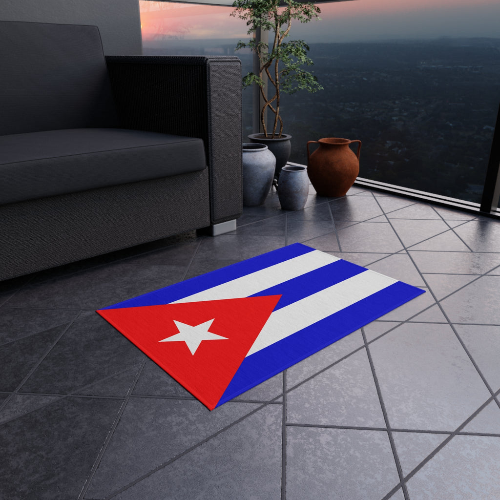 Flag Of Cuba Outdoor Non - Slip Door Mat | Copa America | 24"x36" Home Decor La Vie Bien Flag Of Cuba Outdoor Non - Slip Door Mat | Copa America | 24"x36"