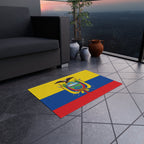 Flag Of Ecuador Outdoor Non - Slip Door Mat | Copa America | 24"x36" Home Decor La Vie Bien Flag Of Ecuador Outdoor Non - Slip Door Mat | Copa America | 24"x36"
