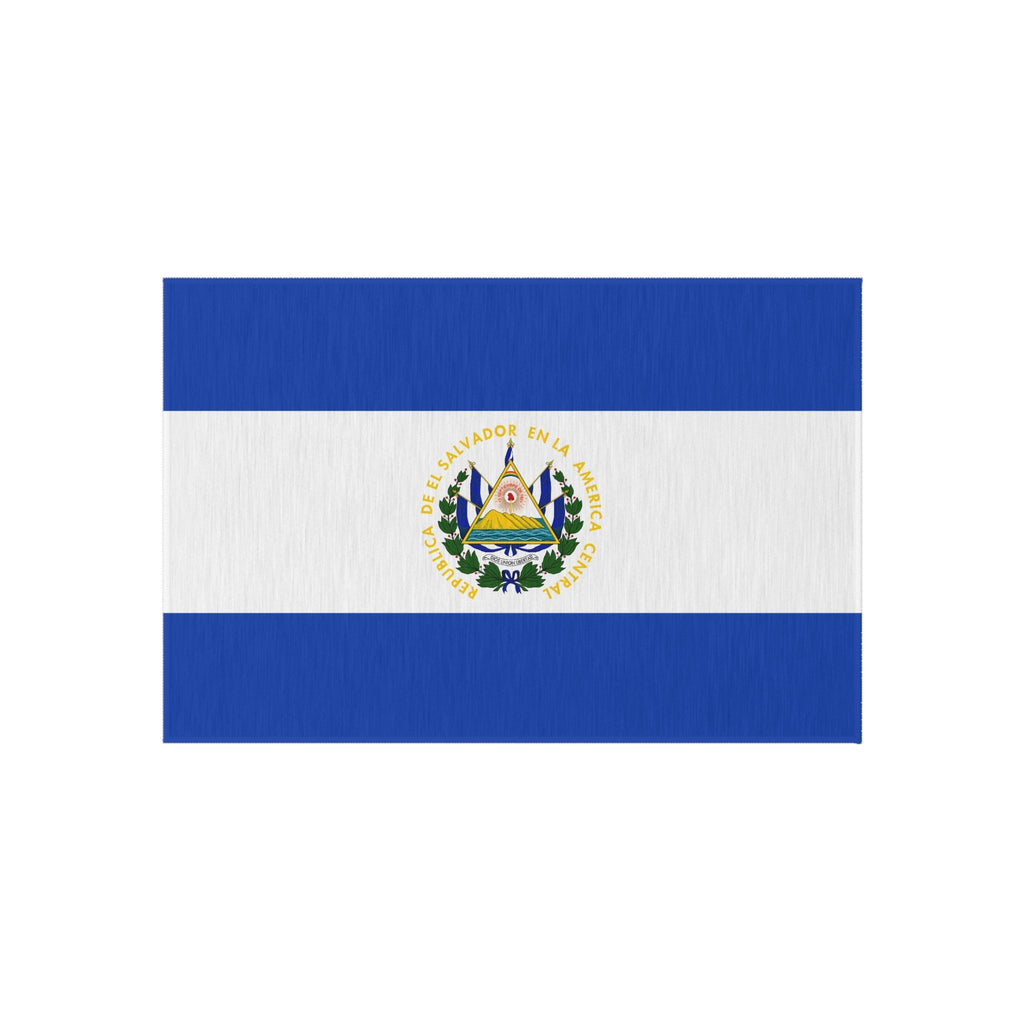 Flag Of El Salvador Outdoor Non - Slip Door Mat | San Salvador | Soyapango | Santa Ana | 24"x36" Home Decor La Vie Bien Flag Of El Salvador Outdoor Non - Slip Door Mat | San Salvador | Soyapango | Santa Ana | 24"x36"