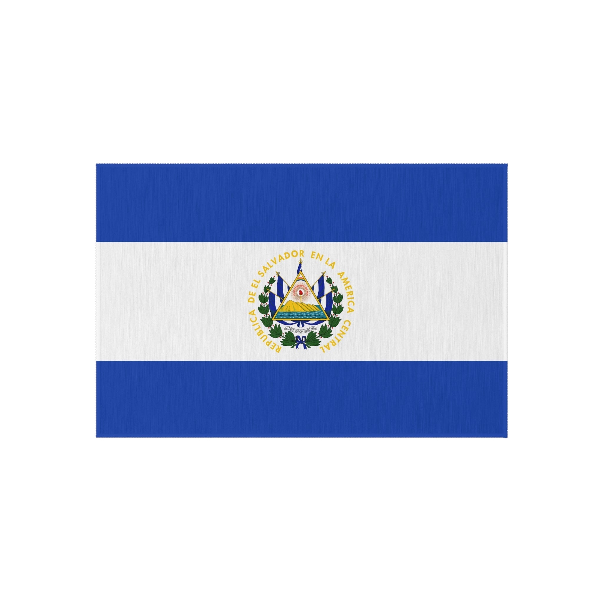 Flag Of El Salvador Outdoor Non - Slip Door Mat | San Salvador | Soyapango | Santa Ana | 24"x36" Home Decor La Vie Bien Flag Of El Salvador Outdoor Non - Slip Door Mat | San Salvador | Soyapango | Santa Ana | 24"x36"