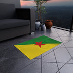 Flag Of French Guiana Outdoor Non - Slip Door Mat | Cayenne | Matoury | Kourou | Gift for French Guianans | 24"x36" Home Decor La Vie Bien Flag Of French Guiana Outdoor Non - Slip Door Mat | Cayenne | Matoury | Kourou | Gift for French Guianans | 24"x36"