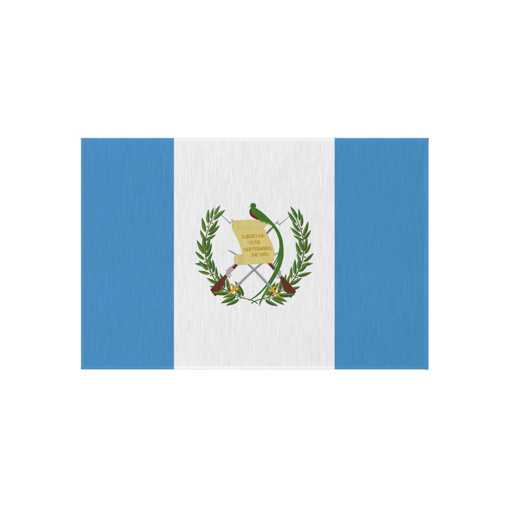 Flag Of Guatemala Outdoor Non - Slip Door Mat | Villa Nueva | Mixco | Coban | Chapin | 24"x36" Home Decor La Vie Bien Flag Of Guatemala Outdoor Non - Slip Door Mat | Villa Nueva | Mixco | Coban | Chapin | 24"x36"