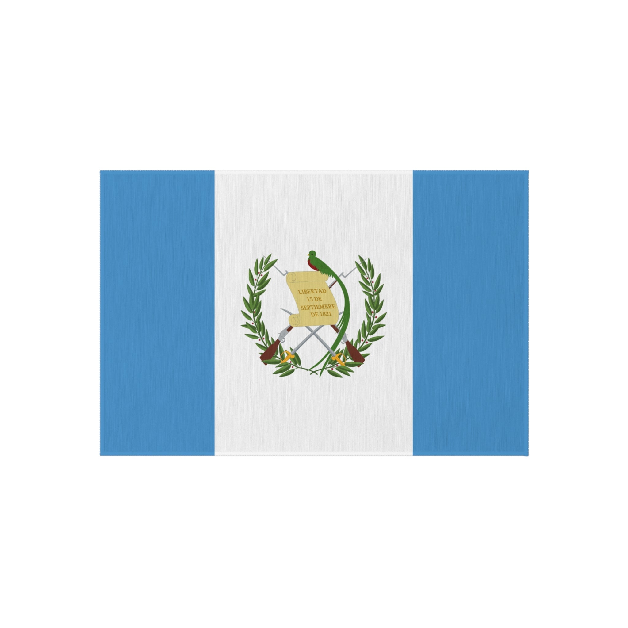 Flag Of Guatemala Outdoor Non - Slip Door Mat | Villa Nueva | Mixco | Coban | Chapin | 24"x36" Home Decor La Vie Bien Flag Of Guatemala Outdoor Non - Slip Door Mat | Villa Nueva | Mixco | Coban | Chapin | 24"x36"