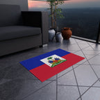 Flag Of Haiti Outdoor Non - Slip Door Mat | Port - Au - Prince | Carrefour | Delmas 73 | 24"x36" Home Decor La Vie Bien Flag Of Haiti Outdoor Non - Slip Door Mat | Port - Au - Prince | Carrefour | Delmas 73 | 24"x36"
