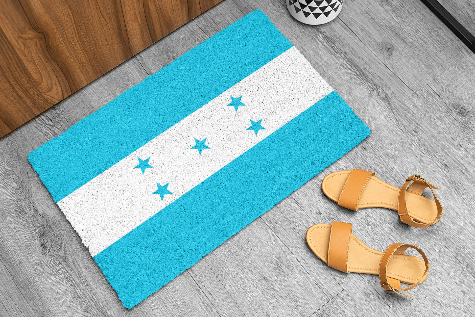 Flag Of Honduras Outdoor Non - Slip Door Mat | Tegucigalpa | Roatan | San Pedro Sula | Gift for Hondurans | 24"x36" Home Decor La Vie Bien Flag Of Honduras Outdoor Non - Slip Door Mat | Tegucigalpa | Roatan | San Pedro Sula | Gift for Hondurans | 24"x36"