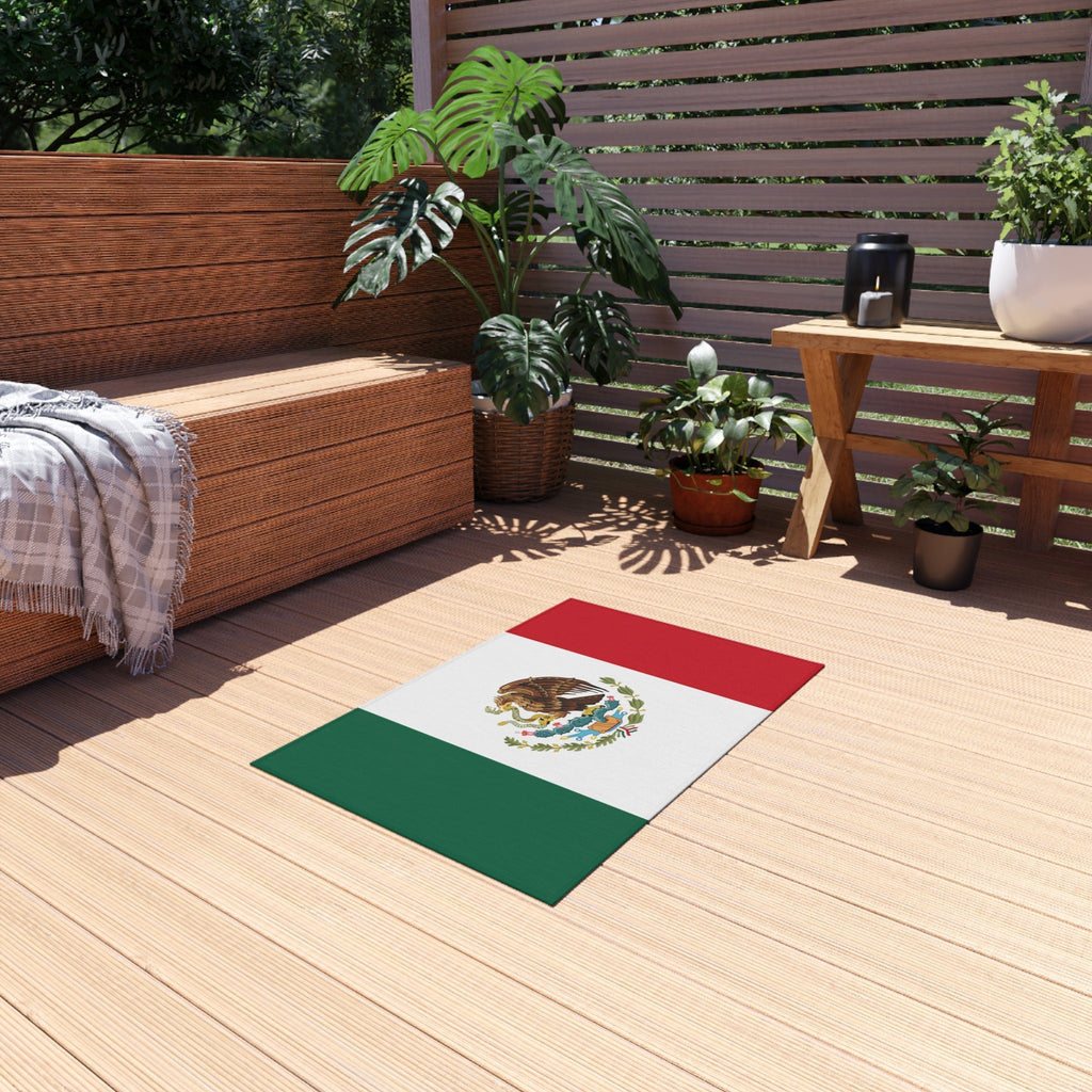 Flag Of Mexico Outdoor Non - Slip Door Mat | Copa America | FIFA | 24"x36" Home Decor La Vie Bien Flag Of Mexico Outdoor Non - Slip Door Mat | Copa America | FIFA | 24"x36"