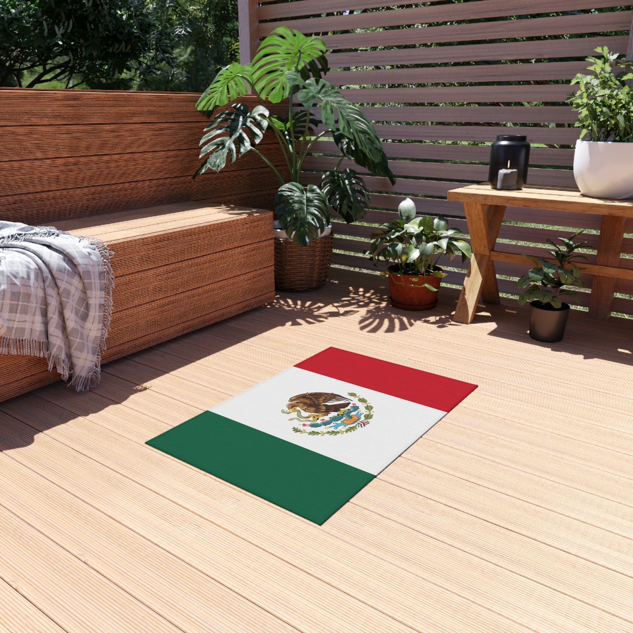 Flag Of Mexico Outdoor Non - Slip Door Mat | Copa America | FIFA | 24"x36" Home Decor La Vie Bien Flag Of Mexico Outdoor Non - Slip Door Mat | Copa America | FIFA | 24"x36"