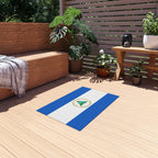Flag Of Nicaragua Outdoor Non-Slip Door Mat | Managua | León | Tipitapa | Gift for Nicaraguans | 24"x36" Home Decor La Vie Bien Flag Of Nicaragua Outdoor Non-Slip Door Mat | Managua | León | Tipitapa | Gift for Nicaraguans | 24"x36"