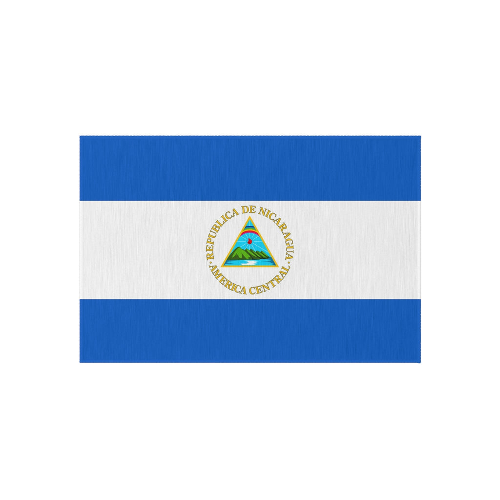 Flag Of Nicaragua Outdoor Non-Slip Door Mat | Managua | León | Tipitapa | Gift for Nicaraguans | 24"x36" Home Decor La Vie Bien Flag Of Nicaragua Outdoor Non-Slip Door Mat | Managua | León | Tipitapa | Gift for Nicaraguans | 24"x36"