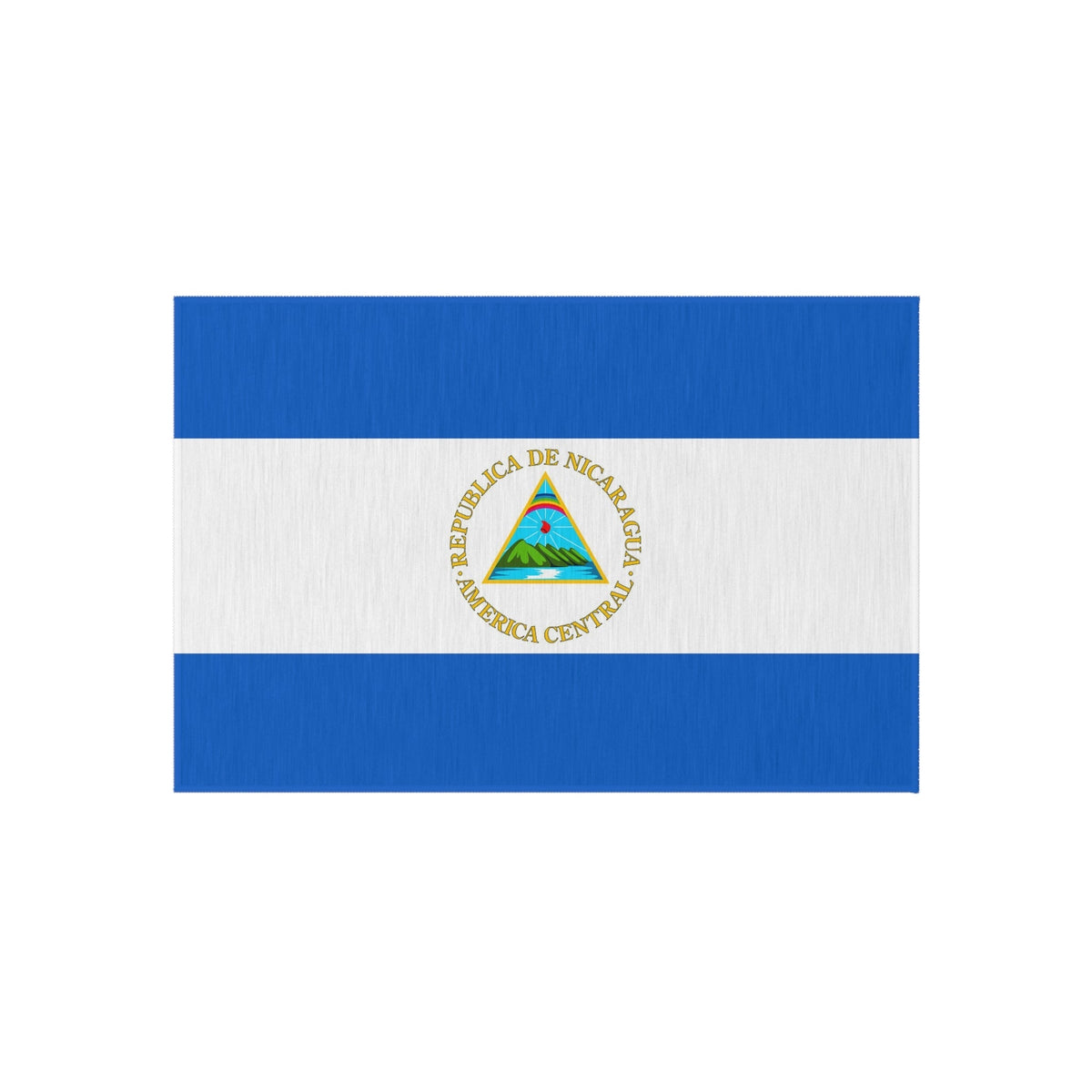 Flag Of Nicaragua Outdoor Non-Slip Door Mat | Managua | León | Tipitapa | Gift for Nicaraguans | 24"x36" Home Decor La Vie Bien Flag Of Nicaragua Outdoor Non-Slip Door Mat | Managua | León | Tipitapa | Gift for Nicaraguans | 24"x36"