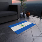 Flag Of Nicaragua Outdoor Non-Slip Door Mat | Managua | León | Tipitapa | Gift for Nicaraguans | 24"x36" Home Decor La Vie Bien Flag Of Nicaragua Outdoor Non-Slip Door Mat | Managua | León | Tipitapa | Gift for Nicaraguans | 24"x36"