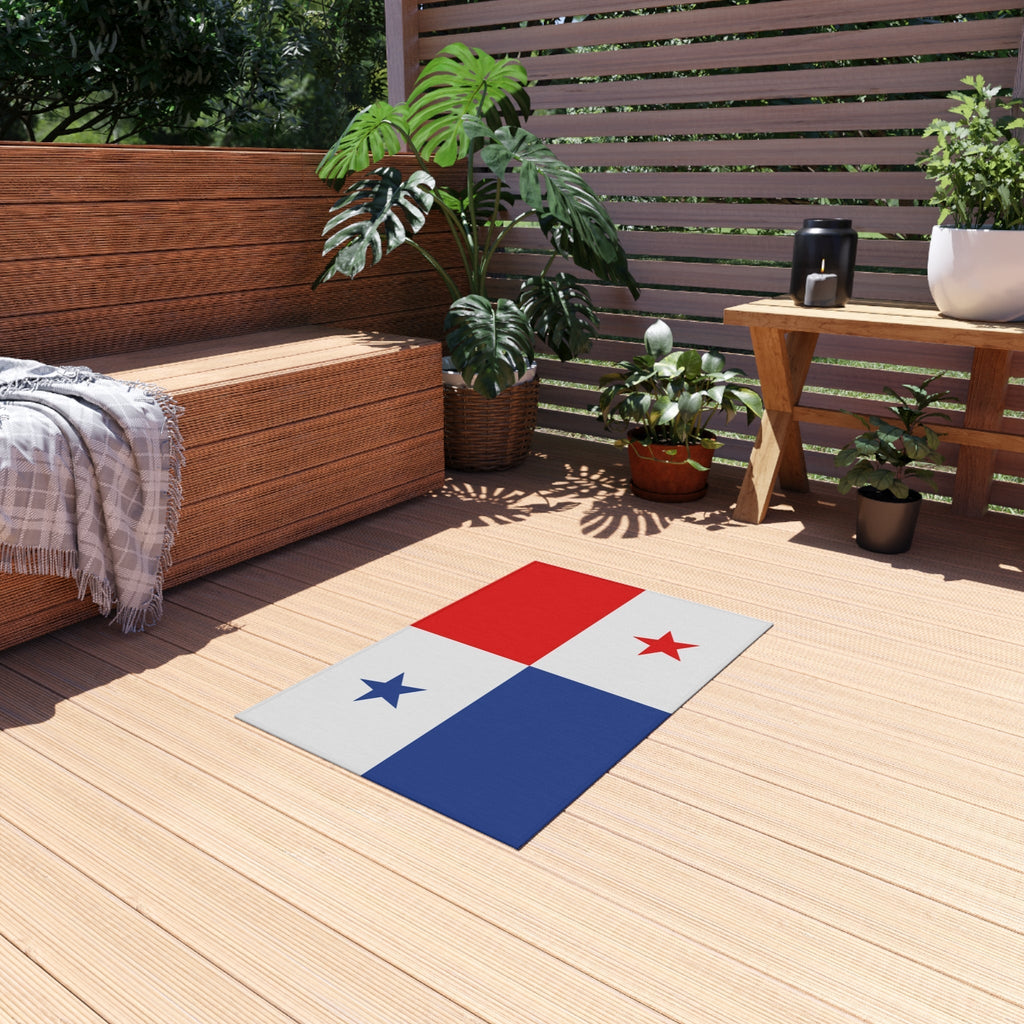 Flag Of Panama Outdoor Non-Slip Door Mat | Santiago | Tocumen | David | Gift for Panamanians | 24"x36" Home Decor La Vie Bien Flag Of Panama Outdoor Non-Slip Door Mat | Santiago | Tocumen | David | Gift for Panamanians | 24"x36"