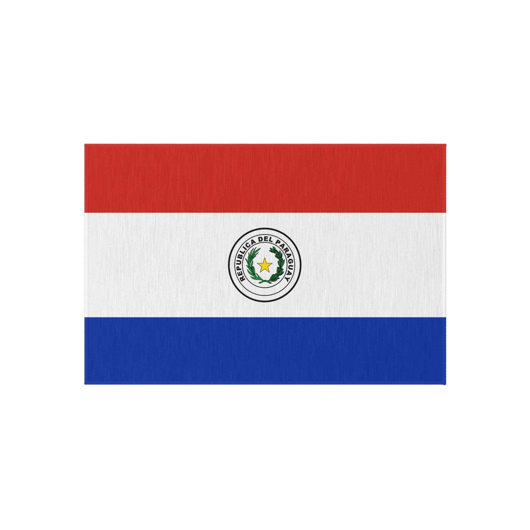 Flag Of Paraguay Outdoor Non - Slip Door Mat | Asuncion | Ciudad Del Este | San Lorenzo | Gift for Paraguayans | 24"x36" Home Decor La Vie Bien Flag Of Paraguay Outdoor Non - Slip Door Mat | Asuncion | Ciudad Del Este | San Lorenzo | Gift for Paraguayans | 24"x36"