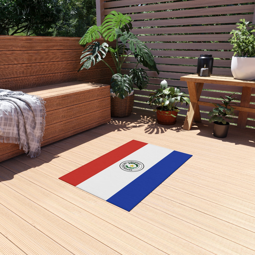 Flag Of Paraguay Outdoor Non - Slip Door Mat | Asuncion | Ciudad Del Este | San Lorenzo | Gift for Paraguayans | 24"x36" Home Decor La Vie Bien Flag Of Paraguay Outdoor Non - Slip Door Mat | Asuncion | Ciudad Del Este | San Lorenzo | Gift for Paraguayans | 24"x36"