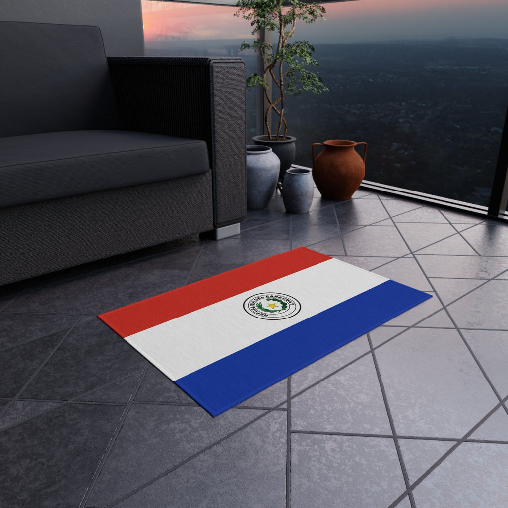 Flag Of Paraguay Outdoor Non - Slip Door Mat | Asuncion | Ciudad Del Este | San Lorenzo | Gift for Paraguayans | 24"x36" Home Decor La Vie Bien Flag Of Paraguay Outdoor Non - Slip Door Mat | Asuncion | Ciudad Del Este | San Lorenzo | Gift for Paraguayans | 24"x36"