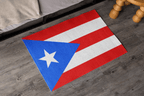 Flag Of Puerto Rico Outdoor Non - Slip Door Mat | Copa America | 24"x36" Home Decor La Vie Bien Flag Of Puerto Rico Outdoor Non - Slip Door Mat | Copa America | 24"x36"