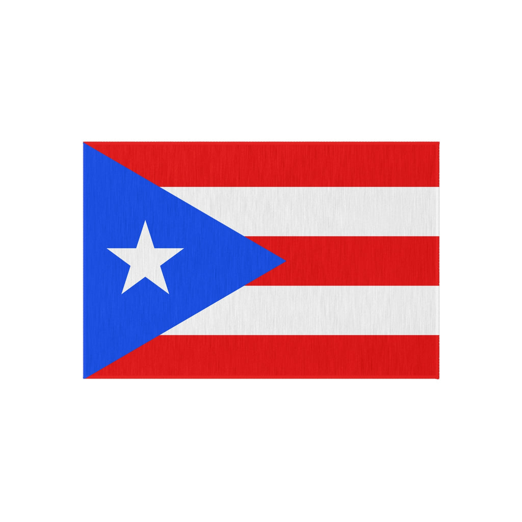 Flag Of Puerto Rico Outdoor Non - Slip Door Mat | Copa America | 24"x36" Home Decor La Vie Bien Flag Of Puerto Rico Outdoor Non - Slip Door Mat | Copa America | 24"x36"
