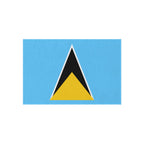 Flag Of Saint Lucia Outdoor Non - Slip Door Mat | St. Lucia Gros Islet | Castries | Dennery | 24"x36" Home Decor La Vie Bien Flag Of Saint Lucia Outdoor Non - Slip Door Mat | St. Lucia Gros Islet | Castries | Dennery | 24"x36"