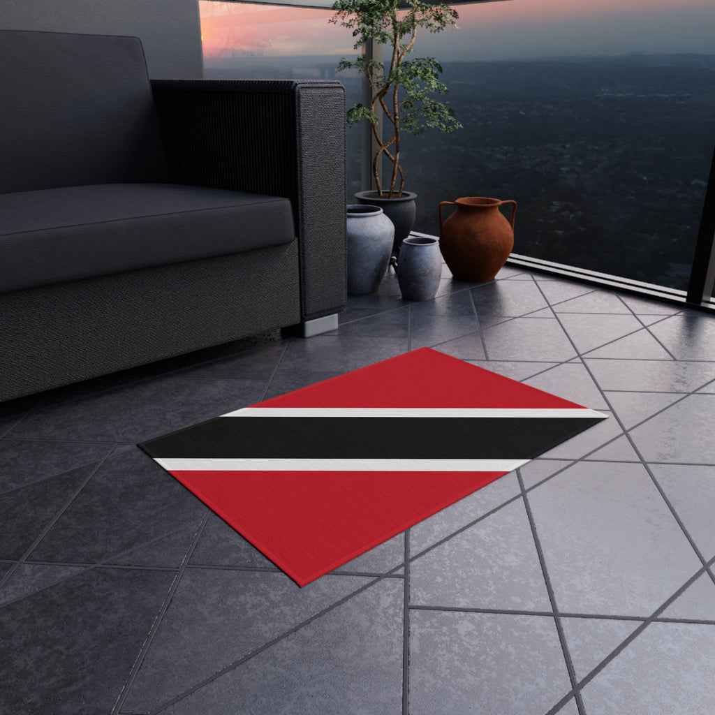 Flag Of Trinidad and Tobago Outdoor Non - Slip Door Mat | Chaguanas | San Fernando | 24"x36" Home Decor La Vie Bien Flag Of Trinidad and Tobago Outdoor Non - Slip Door Mat | Chaguanas | San Fernando | 24"x36"