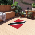 Flag Of Trinidad and Tobago Outdoor Non - Slip Door Mat | Chaguanas | San Fernando | 24"x36" Home Decor La Vie Bien Flag Of Trinidad and Tobago Outdoor Non - Slip Door Mat | Chaguanas | San Fernando | 24"x36"