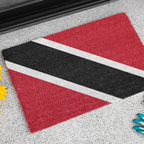 Flag Of Trinidad and Tobago Outdoor Non - Slip Door Mat | Chaguanas | San Fernando | 24"x36" Home Decor La Vie Bien Flag Of Trinidad and Tobago Outdoor Non - Slip Door Mat | Chaguanas | San Fernando | 24"x36"