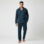 Flannel People Mens 100% Cotton Flannel Pajama Set with Pant Pockets & Drawstring pajama-sets La Vie Bien Flannel People Mens 100% Cotton Flannel Pajama Set with Pant Pockets & Drawstring