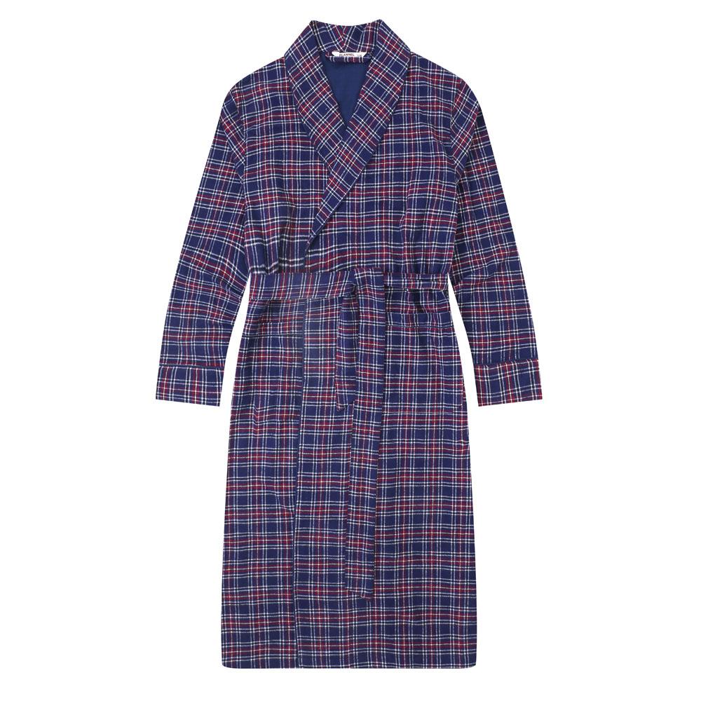 Flannel People Men's Flannel Robe bathrobes La Vie Bien Flannel People Men's Flannel Robe