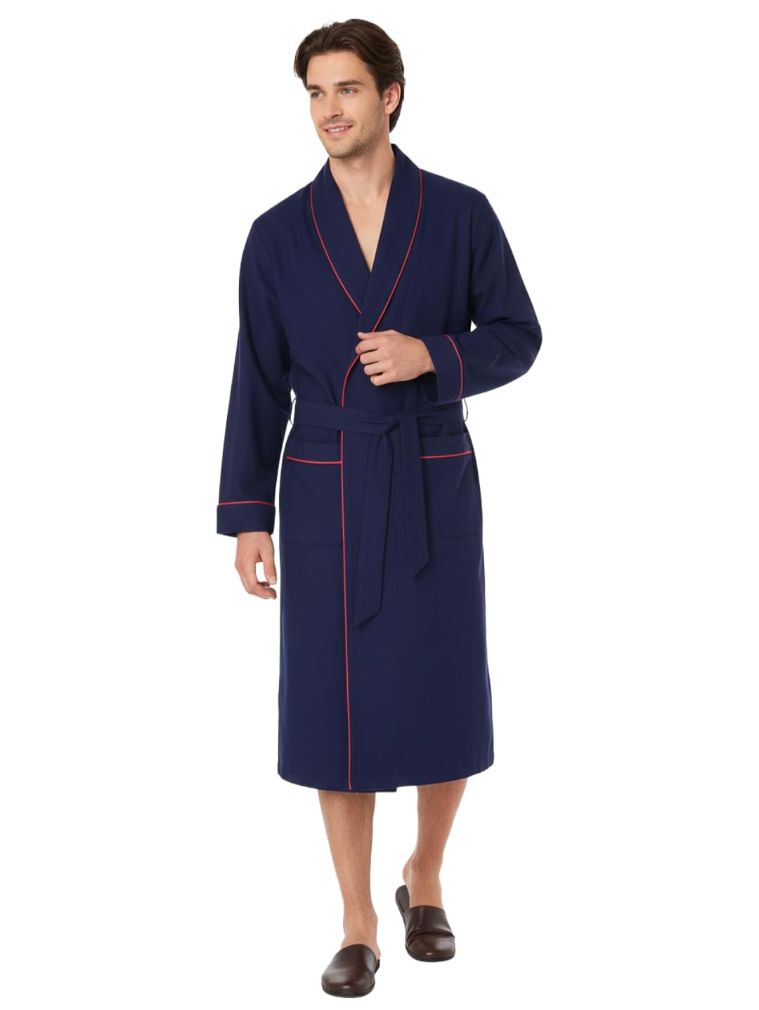 Flannel People Men's Flannel Robe bathrobes La Vie Bien Flannel People Men's Flannel Robe