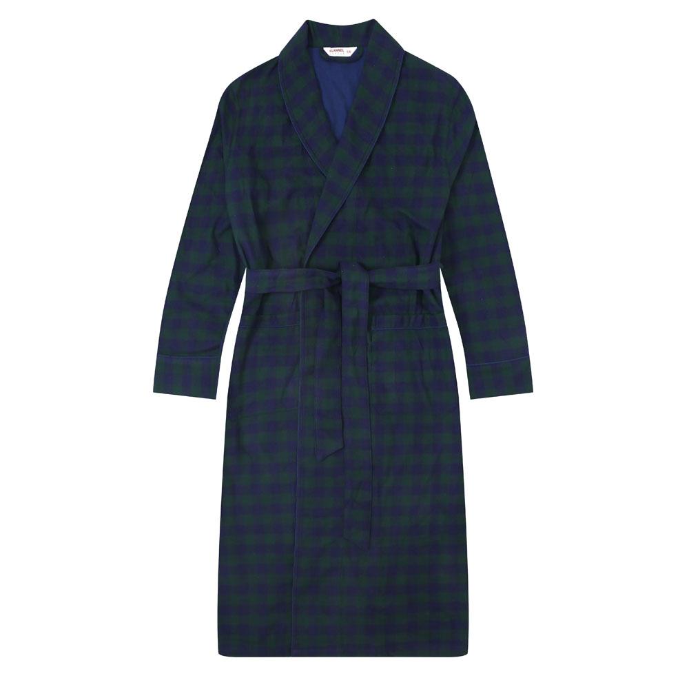 Flannel People Men's Flannel Robe bathrobes La Vie Bien Flannel People Men's Flannel Robe