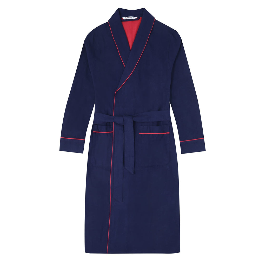 Flannel People Men's Flannel Robe bathrobes La Vie Bien Flannel People Men's Flannel Robe