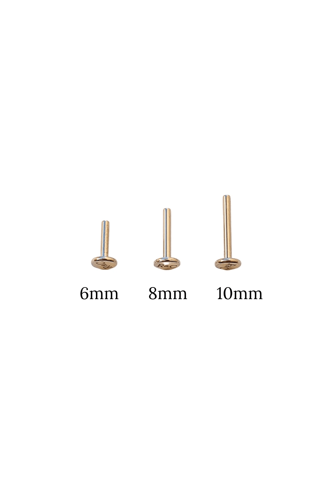 Flat Back Earring Back by Rose & Clay