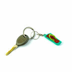 Flip Flop Seed Bead Keychain - Mexico Keychains La Vie Bien Flip Flop Seed Bead Keychain - Mexico