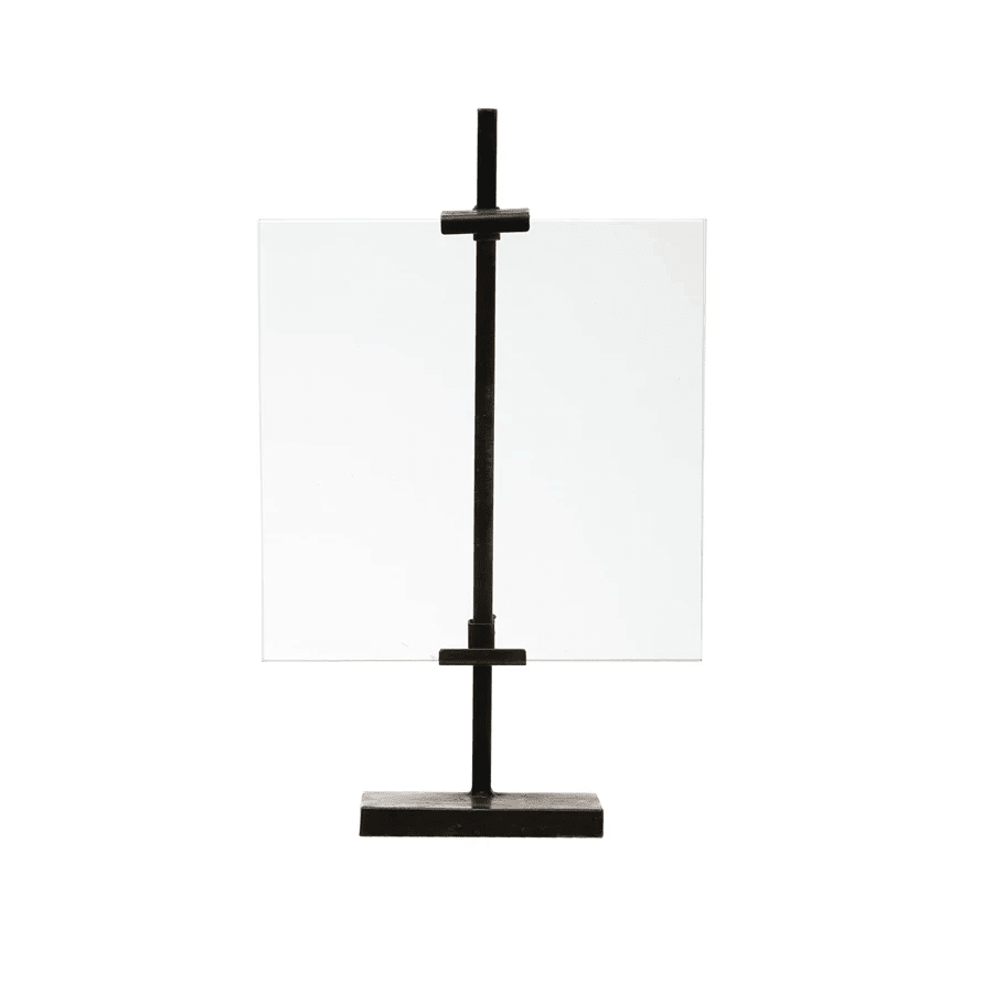 Floating 8x10 Picture Frame with Metal Stand by White Cliff Studio