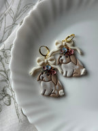 Floppy Eared Bunnies with Bow La Vie Bien Floppy Eared Bunnies with Bow