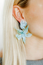 Flora Statement Earrings - Jelly Mint