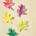 Flora Statement Earrings - Pink Spritz