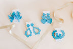 Flora Statement Earrings - Turquoise