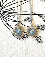 Floral Aster Pendant Necklace