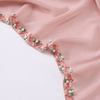 Floral Embellished Chiffon Hijab Scarf (MH221) La Vie Bien Floral Embellished Chiffon Hijab Scarf (MH221)