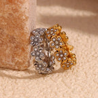 Floral Eternity Ring Ring La Vie Bien Floral Eternity Ring