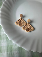 Floral Fans, in Butter by Shop Something Earthy