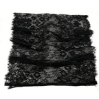 Floral Lace Hijab with Eyelash Fringe Edge(MH237)